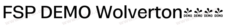 FSP DEMO Wolverton字体转换 FSP DEMO Wolverton字体转换